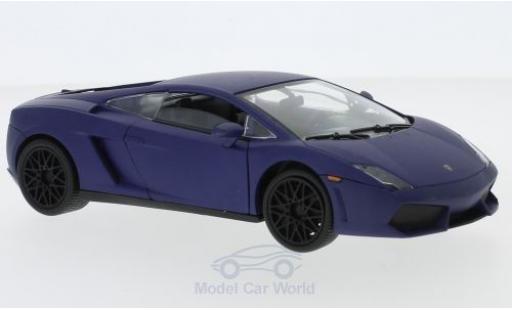 Diecast model cars Lamborghini Gallardo LP560-4 LP 560-4 matt-blue 2008 1/24 Motormax