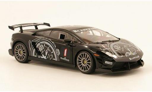Diecast model cars Lamborghini Gallardo Super Trofeo LP 560 black No.1 Blancpain 1/24 Motormax