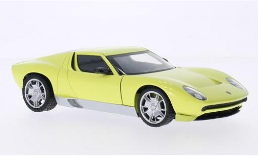 Diecast model cars Lamborghini Miura Concept yellow 1/24 Motormax
