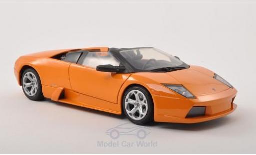 Diecast model cars Lamborghini Murcielago Roadster metallic orange 1/18 Motormax