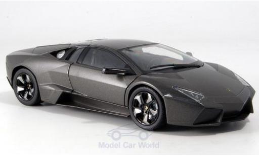 Diecast model cars Lamborghini Reventon Coupe matt-grey 2008 1/18 Motormax