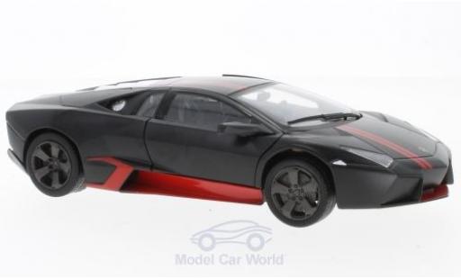 Diecast model cars Lamborghini Reventon Coupe matt-black/red 1/24 Motormax