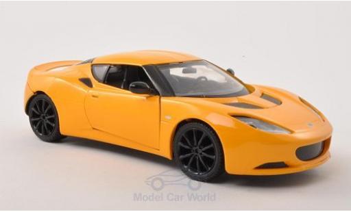 Diecast model cars Lotus Evora S yellow 1/24 Motormax