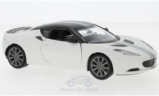 Diecast model cars Lotus Evora S matt-white 1/24 Motormax
