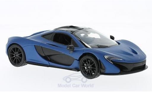 Diecast model cars McLaren P1 Base matt-blue without Vitrine 1/24 Motormax