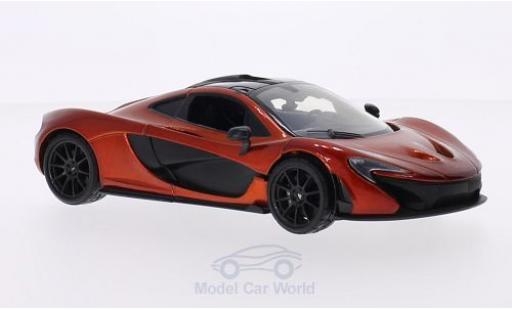 Diecast model cars McLaren P1 Base metallic orange/carbon 1/24 Motormax