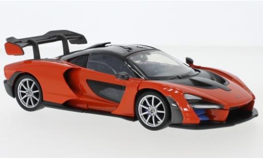 Diecast model cars McLaren Senna Base metallic orange 1/24 Motormax