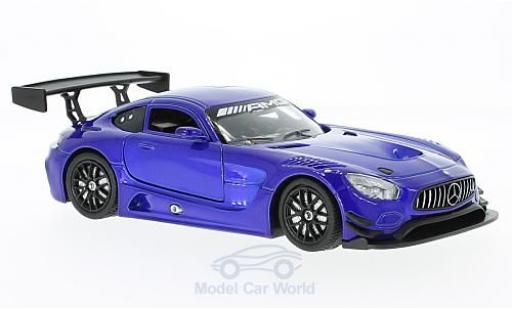 Diecast model cars Mercedes AMG GT GT3 3 blue 1/24 Motormax