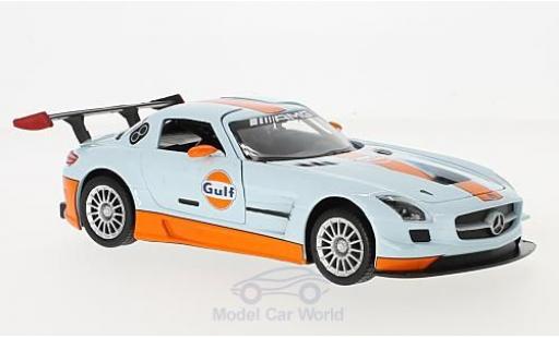 Diecast model cars Mercedes SLS GT3 AMG Gulf 1/24 Motormax