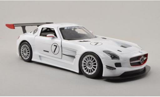 Diecast model cars Mercedes SLS GT3 AMG No.7 sans Vitrine 1/24 Motormax