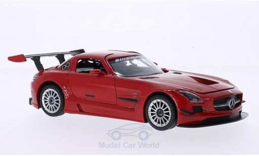 Diecast model cars Mercedes SLS GT3 AMG red 1/24 Motormax