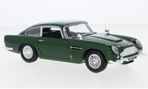 Diecast model cars Aston Martin DB5 saloon green RHD 1/24 Motormax