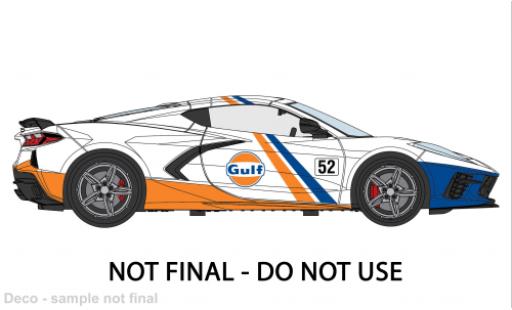 Diecast model cars Chevrolet Corvette Coupe C 8 Gulf 1/24 Motormax