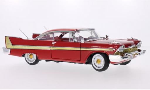 Diecast model cars Plymouth Fury Base red 1958 1/18 Motormax