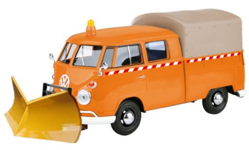 Diecast model cars Volkswagen T1 B DoKa orange 1966 1/24 Motormax
