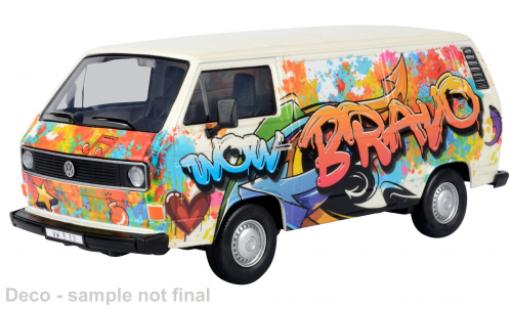 Diecast model cars Volkswagen T3 Base white/D&Atilde;&copy;corer 1/24 Motormax