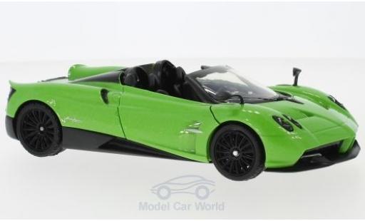 Diecast model cars Pagani Huayra R Roadster metallic green 1/24 Motormax