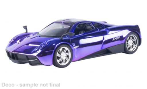 Diecast model cars Pagani Huayra Base purple 1/24 Motormax