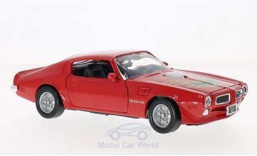 Diecast model cars Pontiac Firebird 1973 Trans Am red/Dekor 1/24 Motormax