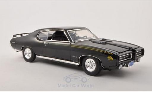 Diecast model cars Pontiac GTO The Judge black 1969 without Vitrine 1/18 Motormax