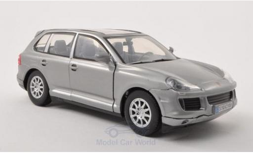 Diecast model cars Porsche Cayenne Base (9PA) metallic grey 2008 without Vitrine 1/24 Motormax