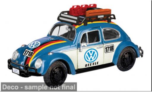 Diecast model cars Volkswagen Beetle Base blue/Dekor 1966 1/24 Motormax