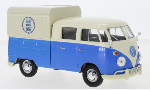 Diecast model cars Volkswagen T1 Base Doka Food Truck 1/24 Motormax