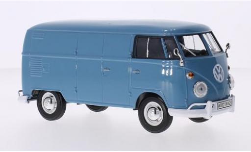 Diecast model cars Volkswagen T1 Base van blue 1/24 Motormax