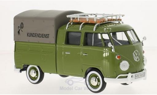 Diecast model cars Volkswagen T1 A Kundendienst Pick Up with roofgep&Atilde;&curren;cktr&Atilde;&curren;ger 1/24 Motormax