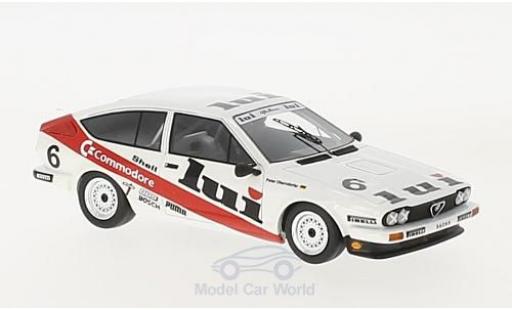 Diecast model cars Alfa Romeo Alfetta gtv6 V6 2.5 Lui DPM 1985 P.Oberndorfer 1/43 Neo