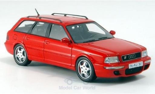 Diecast model cars Audi RS2 avant red 1994 1/43 Neo