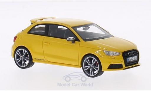 Diecast model cars Audi S1 sportback yellow 2014 1/43 Neo