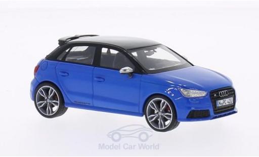 Diecast model cars Audi S1 sportback blue/black 2014 1/43 Neo