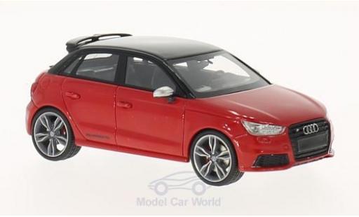 Diecast model cars Audi S1 sportback red/black 2014 1/43 Neo