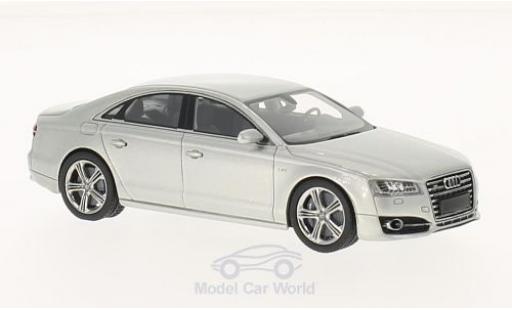 Diecast model cars Audi S8 berline PA metallic grey 2014 1/43 Neo