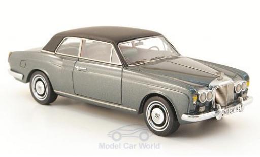 Diecast model cars Bentley Corniche coupe FHC metallic grey/black 1971 1/43 Neo