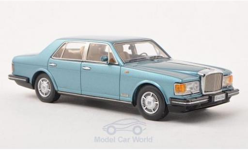 Diecast model cars Bentley Mulsanne berline metallic blue 1980 1/43 Neo