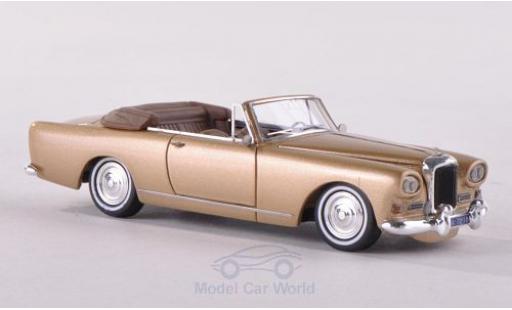Diecast model cars Bentley S3 cabriolet SIII Continental Mulliner Park Ward Drop Head metallic beige 1964 1/87 Neo
