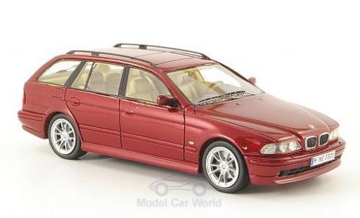 Diecast model cars Bmw 520 touring i (E39) metallic red 2002 1/43 Neo