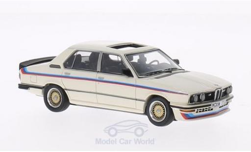 Diecast model cars Bmw M535 berline 35i (E12) white/Dekor 1980 1/43 Neo