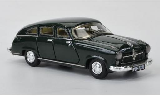 Diecast model cars Borgward Hansa 2400 berline green 1952 1/87 Neo