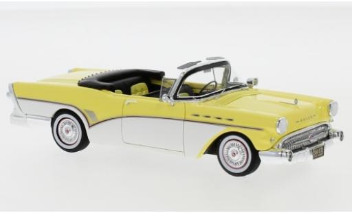 Diecast model cars Buick Roadmaster Convertible yellow/white 1957 1/43 Neo