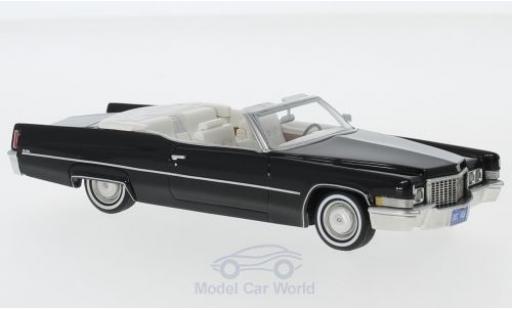 Diecast model cars Cadillac Deville Convertible black 1970 1/43 Neo