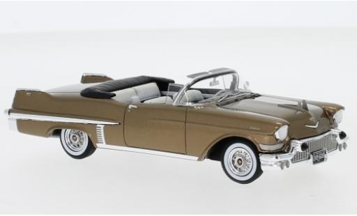 Diecast model cars Cadillac Series 62 Convertible metallic brown 1957 1/43 Neo