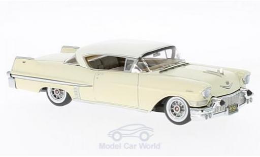 Diecast model cars Cadillac Series 62 Coupe Hardtop beige/white 1957 1/43 Neo