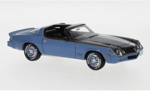 Diecast model cars Chevrolet Camaro Coupe LT metallic blue/black 1978 1/43 Neo