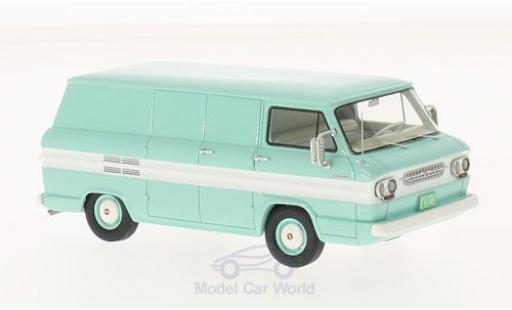 Diecast model cars Chevrolet Corvair fourgon turquoise/white 1963 Van 1/43 Neo