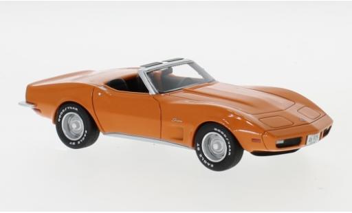 Diecast model cars Chevrolet Corvette Convertible (C3) orange 1973 1/43 Neo
