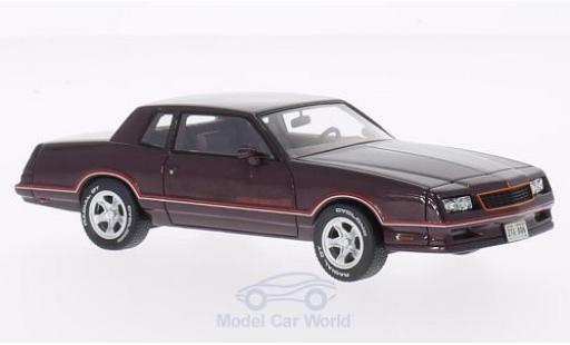 Diecast model cars Chevrolet Monte Carlo SS metallic red 1986 1/43 Neo