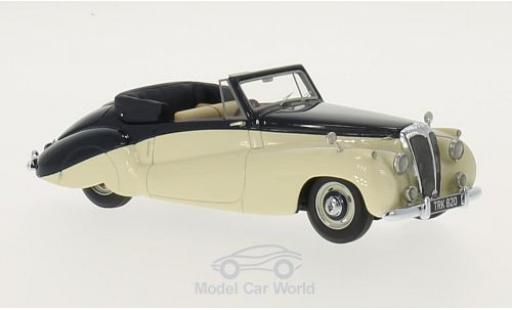 Diecast model cars Daimler DB18 Cabriolet Special Sports DHC by Barker beige/blue RHD 1952 1/43 Neo